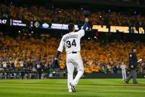 Felix Hernandez: "I'm Not Retiring"  - MLB Trade Rumors Felix Hernandez, Shoulder Problem, Seattle Mariners Baseball, Mariners Baseball, For The Last Time, Ken Griffey Jr., Ken Griffey, Free Agent, Seattle Mariners