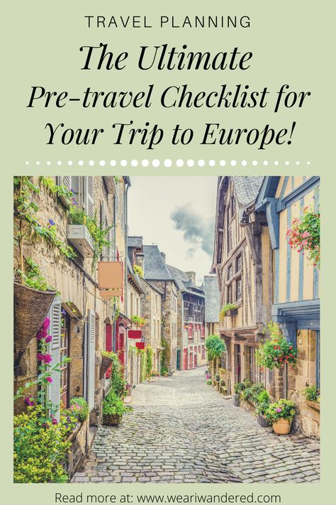 Europe Trip Checklist, How To Prepare For A Trip To Europe, Europe Travel Checklist, Europe Trip Planning Timeline, Europe Checklist, Checklist For Travel, Uk Vacation, Trip Planning Checklist, Roadtrip Ideas