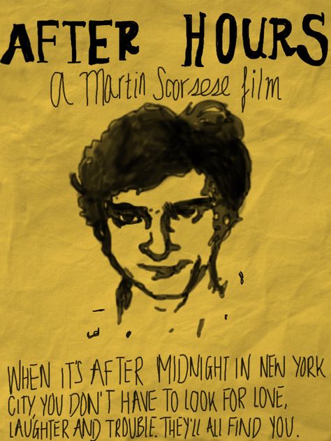 After Hours (1985, dir. Martin Scorsese) wanted poster/movie poster After Hours Movie Poster, After Hours Martin Scorsese, Martin Scorsese Aesthetic, After Hours Film, After Hours Movie, After Hours Poster, After Hours 1985, Griffin Dunne, Martin Scorsese Movies