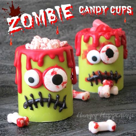 Red Candies, Treats For Halloween, Red Hots Candy, Creepy Food, Creepy Halloween Food, Zombie Cake, Candy Cups, Gluten Free Candy, Halloween Treats For Kids