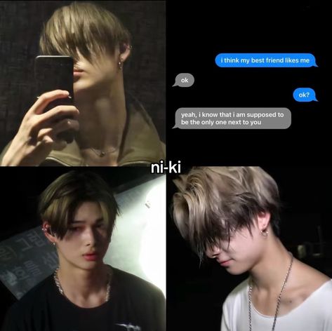 Niki Enha Boyfriend Material, Enhypen As Your Boyfriend, Niki Boyfriend, Niki Enha, Text Imagines, Riki Nishimura, Butterflies In My Stomach, Kids Mood, German Language Learning