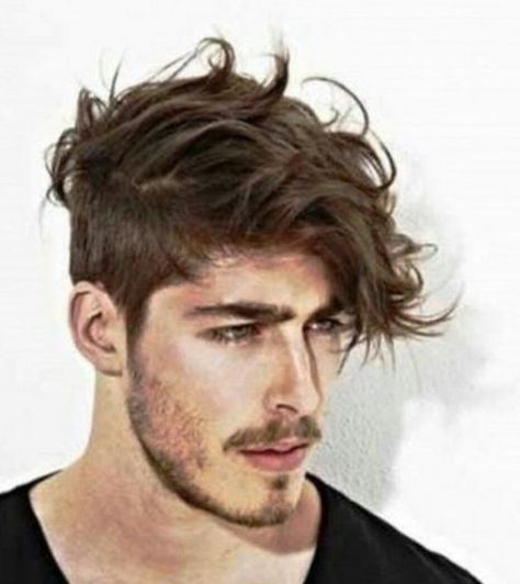 Patchy Beard Styles, Top Hairstyles For Men, Patchy Beard, Asymmetrical Haircut, Asymmetrical Hairstyles, Wavy Hair Men, Wavy Haircuts, Top Hairstyles, Corte De Cabelo Masculino