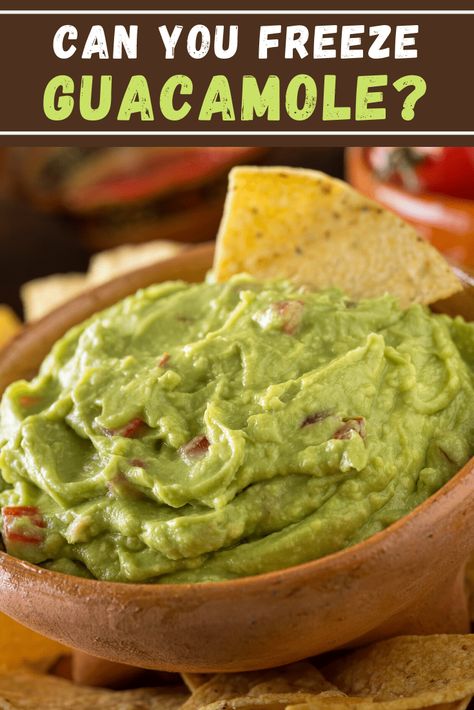 Can You Freeze Guacamole, Freeze Guacamole, Frozen Guacamole, Chipotle Guacamole Recipe, Guacamole Sauce, Chipotle Guacamole, Freeze Avocado, Guacamole Recipe Easy, Fresh Guacamole