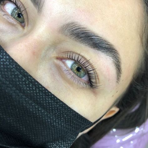 Laminated Brows And Lash Lift, Lash Lift Brow Lamination, Eye Lash Tint And Lift, Brow And Lash Lamination, Laminated Lashes, Laminate Eyelashes, Eyelashes Lamination, Lifted Eyebrows, Lash Lift Aesthetic