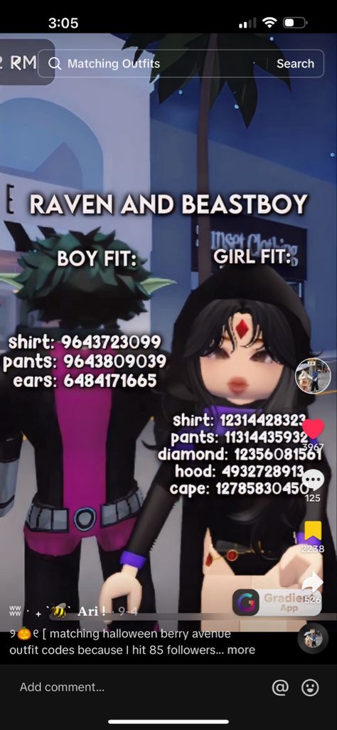 Roblox Raven Outfit, Berry Avenue Codes Batman, Cap Codes Berry Ave, Korblox Recolor Code, Berry Avenue Codes Cosplay, Bloxburg Vampire Outfit Codes, Berry Avenue Codes Matching Trio, Halloween Outfits Berry Ave, Roblox Prom Dress Codes Berry Ave Red