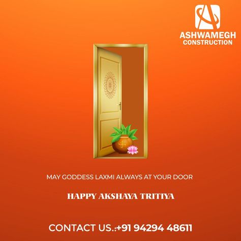 May the festival of Akshaya Tritiya light up your houses with light and prosperity and your lives with hopes and dreams. Happy Akshaya Tritiya! #akshayatritiya #wealthandprosperity #ashwameghconstruction #digitalmarketing #socialmediamarketing #business #ahmedabad #gujarat #stockmedia #realestate #entrepreneur #festiveseasons #indianculture #instagram #promotion #instagood #faith #hopesanddreams #businessspirit Akshaya Tritiya Real Estate, Akshaya Tritiya Creative Ads, Akshay Tritiya Creative Ads, Akshaya Tritiya Creative, Happy Akshaya Tritiya, Akshaya Tritiya, Real Estate Marketing Design, Real Estate Ads, Instagram Promotion