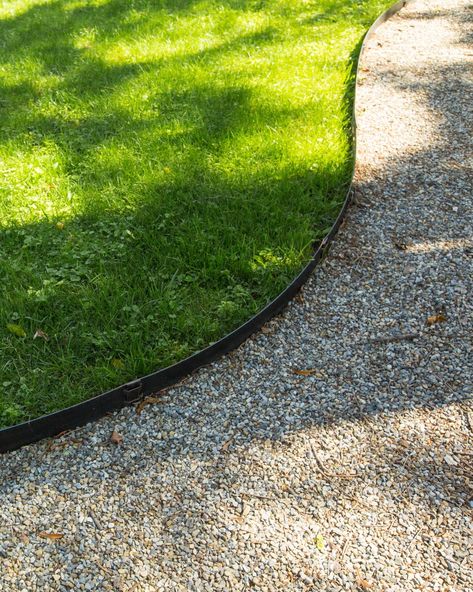 Edging Grass, Edging Lawn Care Gravel Driveway Edging, Landscape Edging Ideas, Edging Lawn, Grass Edging, Stone Edging, Garden Edging Ideas, Landscape Timbers, Brick Edging, Bamboo Shop