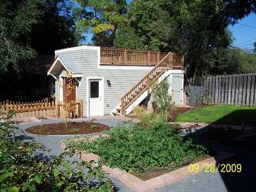 Boulder garage - traditional - Garage And Shed - Denver - ESF Construction Shed Design Ideas, Garden Shed Interiors, Chicago Condos, Shed Designs, Garage To Living Space, Deck Remodel, Shed Garage, Timber Pergola, Deck Pictures