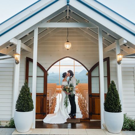 💖 V E N U E S P O T L I G H T 💖 We are fortunate to have Tiffany's Chapel in Maleny as one of our gorgeous venues for elopements and small weddings. Highlights of Holding Your Wedding at Tiffany's: 1. Peaceful and Serene Location Tiffany's is situated in Maleny in the hinterland, just an hour's drive from Brisbane. With beautiful gardens and mountain views from every angle on the property, it offers a tranquil escape for you and your guests. 2. Chapel Charm The moment you open the doors... Sunshine Coast, Mountain View, Small Wedding, Bridal Portraits, Beautiful Gardens, In This Moment