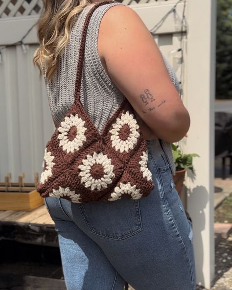 Is it fall yet!? This is the perfect summer to fall transition purse! 👜✨ i will be adding this style bag with 3 different color options to my shop tomorrow! These purses will be my first MADE TO ORDER bags! Which means it can take up to 2 weeks before a shipping label is created and that these are specially made for YOU. 💖 I hope you guys love these as much as I do! #crochet #crochetartist #crochetideas #crochetbag #fallbag #falltrends #crochettrends Fall Crochet Bag, Is It Fall Yet, Fall Tote Bag, Fall Tote, Colorful Tote Bags, Fall Crochet, Fall Bags, Crochet Fall, Fall Transition