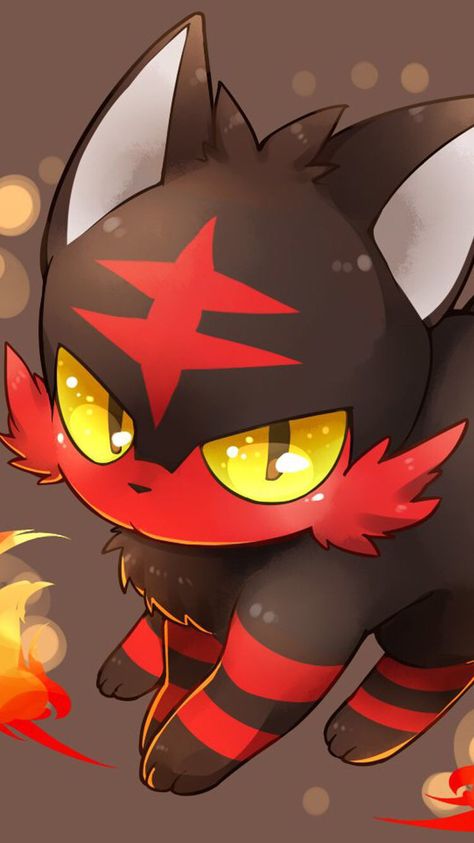 Litten Sun Pokemon, Ninetales Pokemon, Pokemon Moon, Pokemon Alola, Cute Pokemon Pictures, Cute Pokemon Wallpaper, Pokemon Fusion, Pokemon Drawings, All Pokemon