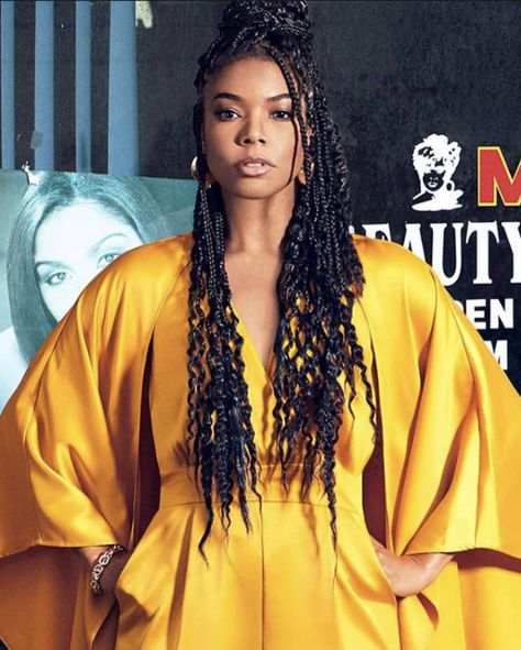 Gabrielle Union Hairstyles, Cute Curly Hairstyles, Gabrielle Union, Box Braids Styling, Celebrity Hair Stylist, Sleek Ponytail, Sleek Hairstyles, Hair Crush, Trending Hairstyles