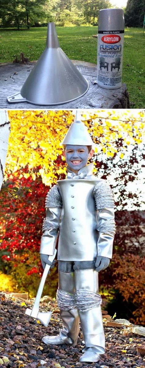 DIY Wizard of Oz Tin Man Costume.