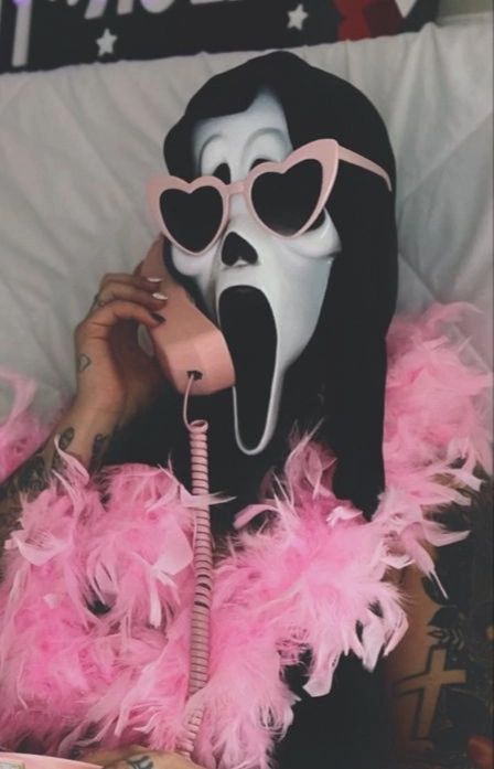 Scream, Mask, Halloween, Pink