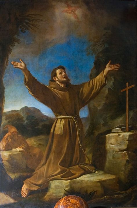 St Francisco, St Francis Assisi, Jesus Christ Painting, Sacred Scripture, Divine Nature, Francis Of Assisi, San Francesco, Religious Images, Caravaggio