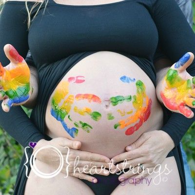 Amber - heartstrings photography #rainbow #baby #RainbowBaby #maternity #expecting #handprints Rainbow Baby Photography, Baby Announcement Grandparents, Rainbow Baby Announcement, Maternity Photography Family, Baby Announcement Pictures, Baby Bump Photos, Maternity Photography Couples, Rainbow Baby Shower, Baby On The Way