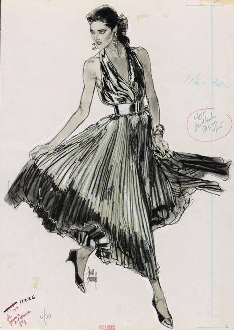 Jazz Era Fashion, Meaningful Sketches, Illustration Career, Vintage Fashion Sketches, Sketches Fashion, Costume Design Sketch, Denver Art Museum, Denver Art, Black And White Art Drawing