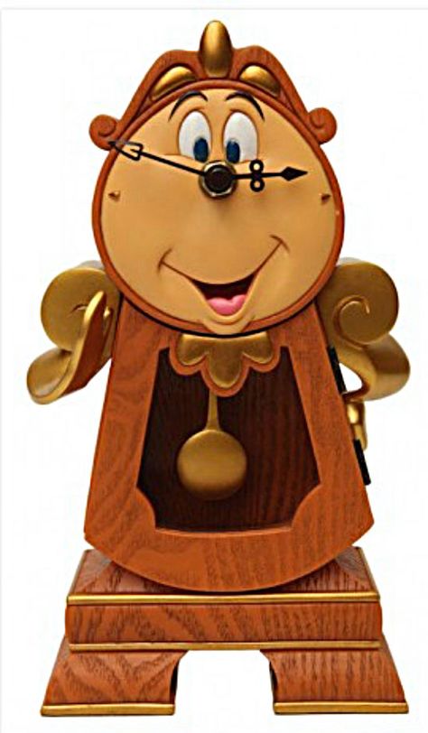 Pendule Fera Disney, Cogsworth Clock, Casa Disney, Deco Disney, Tema Disney, Beauty And The Beast Party, Disney Figures, Disney Rooms, Disney Figurines