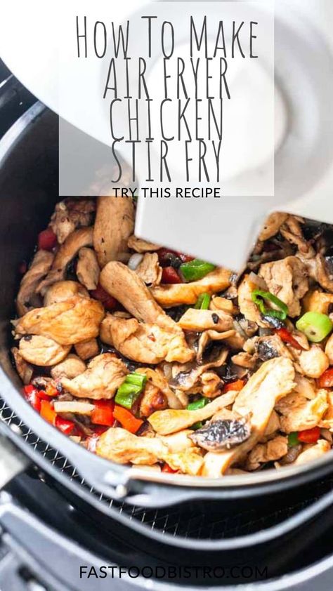 Air Fryer Stir Fry, Turkey Stir Fry Recipes, Healthy Chicken Stir Fry, Turkey Stir Fry, Recipe With Chicken, Easy Stir Fry Recipes, Old Fat, Food Combinations, Cooks Air Fryer