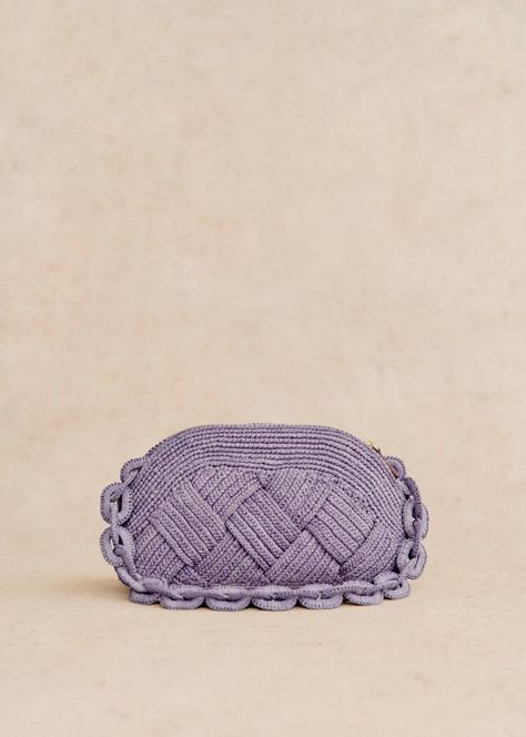 Isabelle Bag - Lilac braided raffia - Raffia - Sézane Raffia Bags 2023, Raffia Crossbody Bag, Prada Raffia Bag, Raffia And Leather Bag, Raffia Bag Aesthetic, Raffia Bag, Spring 2024, Parisian Style, Shopping List