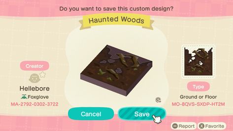 Spooky Campsite Animal Crossing, Acnh Pentagram Designs, Acnh Circus, Acnh The Path, Acnh Witchcore, Acnh Horror, Anch Codes, Acnh Halloween Code, Path Acnh