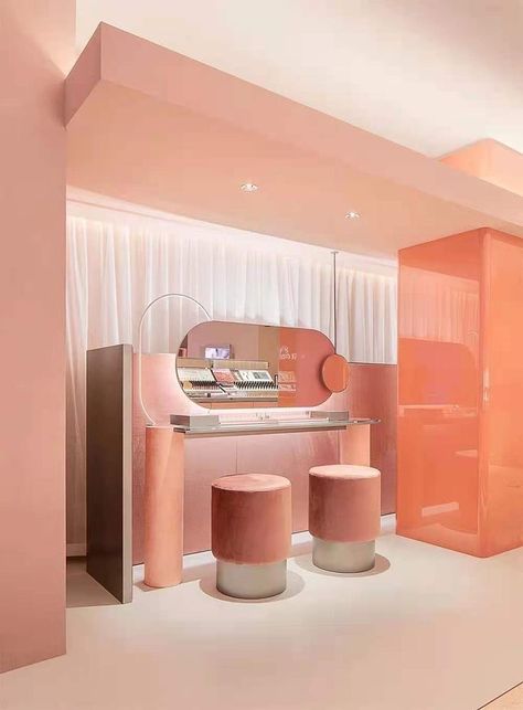 Retail Store Interior Design, Interior Design Presentation, Store Interiors, Beauty Salon Decor, Salon Interior Design, Boutique Interior, Retail Interior, Store Interior, Salon Decor