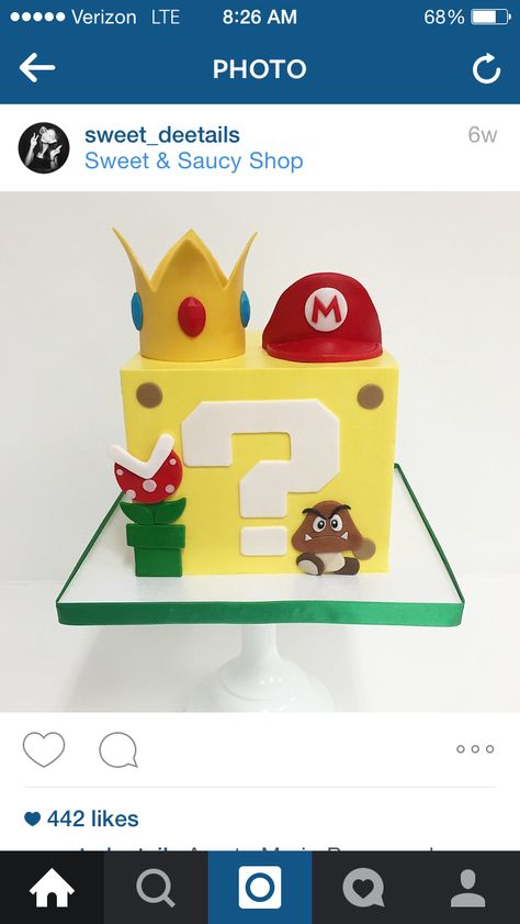 Mario Gender Reveal, Nintendo Party, Super Mario Cake, Super Mario Bros Birthday Party, Super Mario Bros Party, Mario And Princess Peach, Mario Cake, Mario Bros Birthday, Mario Bros Party