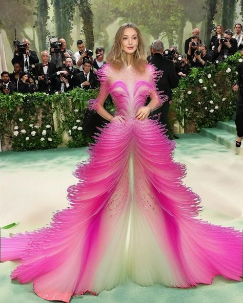 DRESSX on Instagram: "#MetGala @dressx Gen AI edition 🔥 Pick your favorite look in the comments!  Want to attend and get dressed for #MetGala, too? Do it in digital! Imagine your perfect gown and recreate it on your own picture using @dressx Gen AI on our Discord (link in bio), share your results and post them tagging @dressx to get featured on our feed ✨  Not feeling like dressing yourself up? Why not try it on one of the celebrities-attendants of #MetGala2024 😉 Who’s look would you change?  📸 A metafluencer @nataliyagrimberg shares her take on #metgala2024 theme “The Garden of Time” using fashion’s latest generative AI technology, @dressx Gen AI ❤️‍🔥   #dressx #dressxcom #dressxai #generativeai #aifashion #futureoffashion #fashiontech" Discord Link, Tech Fashion, Try It, Get Dressed, You Changed, Your Perfect, Link In Bio, Do It, Technology