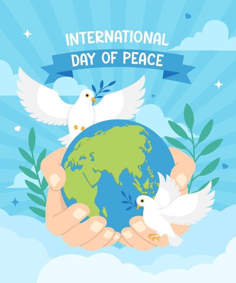 International Peace Day Poster, Peace Day Poster, International Peace Day, Peace Day, Day Of Peace, Peace Poster, International Day Of Peace, Wedding People, Cityscape Photos