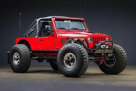 This Go-Anywhere 2005 Jeep Wrangler Rock Crawler Is For Sale  | HiConsumption Jeep Wrangler Modified, Jeep Modified, Custom Jeep Wrangler Unlimited, Triumph 900, Jeep Lj, Jeep Quotes, 2005 Jeep Wrangler, Desert Sled, Goodyear Wrangler