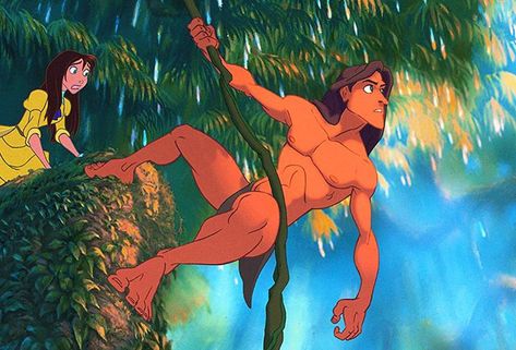 You’ll Be In Our Hearts: An Oral History Of Disney’s ‘Tarzan’ For Its 20th Birthday Tarzan Movie, Tarzan Disney, Aesthetic Profile Picture Cartoon Soft, Pirate Fairy, Best Disney Movies, Oral History, Disney Princess Pictures, 20th Birthday, Figure Drawing Reference