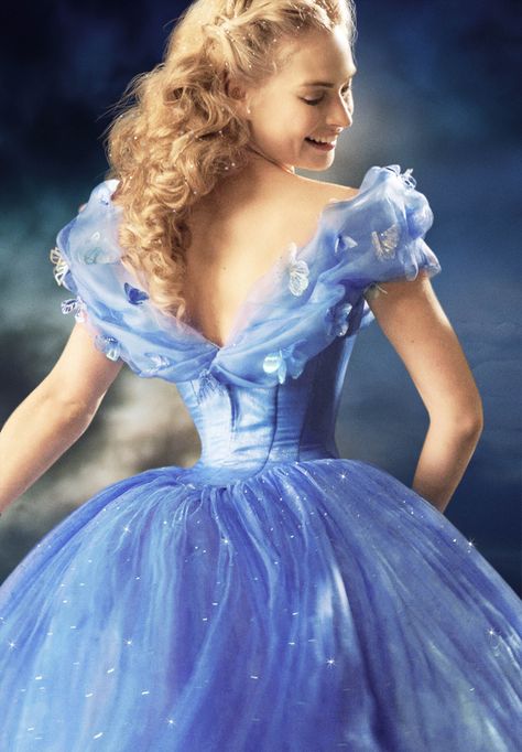 Lily James as Cinderella (2015). Cinderella Movie, Cinderella 2015, Wedding Dresses Cinderella, Trendy Wedding Dresses, Cinderella Dresses, Princess Cinderella, Lily James, Wedding Hairstyles Updo, Disney Dresses