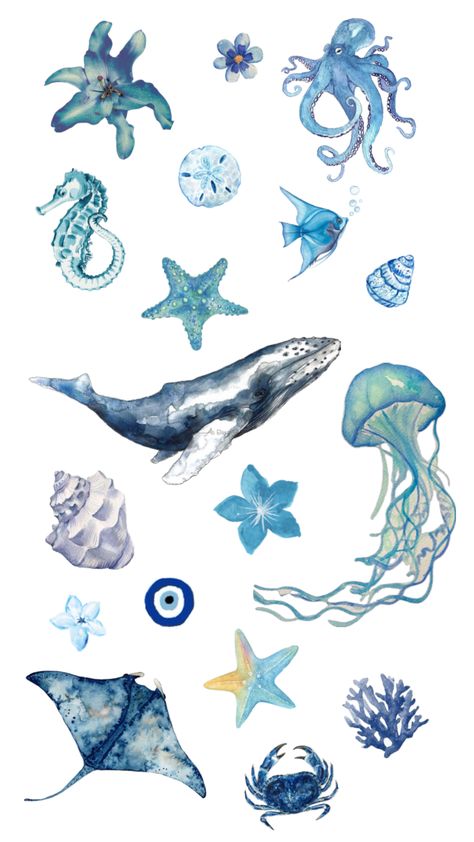 #ocean #oceanaesthetic #whale #shells #aesthetic #pinterest #shufflefyp #shuffleinspo #fish #starfish #evileye #octopus #flowers #flower #aestheticboard #seaanimals #seashells #seashell #seahorse Marine Life Collage, Seahorse Aesthetic Wallpaper, Under Sea Aesthetic, Under Ocean Aesthetic, Under The Sea Aesthetic, Seahorse Aesthetic, Marine Life Aesthetic, Sealife Wallpaper, Starfish Aesthetic