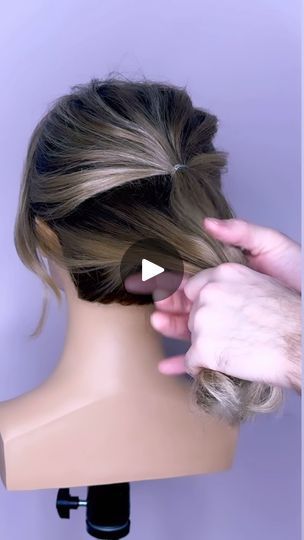 French Roll, Updo Tutorial, Hairstyles 2024, Hairdo Wedding, Shorter Hair, Glamorous Hair, French Twist, Mid Length Hair, Hair Updo