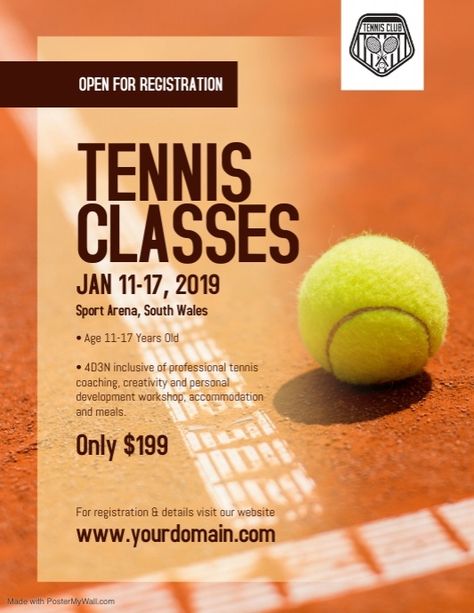 Tennis Classes Coaching Camp Flyer Poster | PosterMyWall Senior Poster Board Ideas, Poster Board Ideas, Senior Poster, Amber Design, Camp Flyer, Tennis Events, Tennis Camp, Tennis Posters, Class Poster