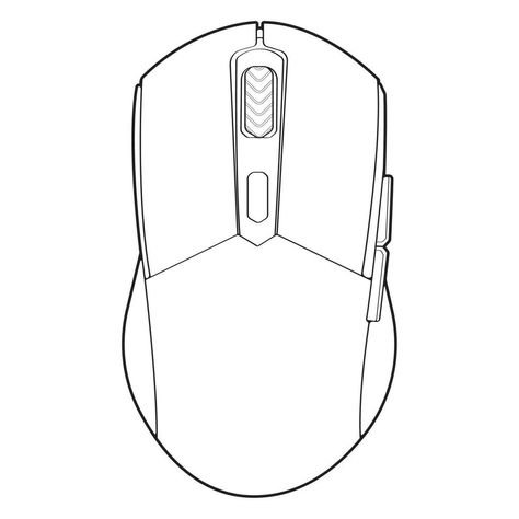 Computer mouse outline drawing vector, Computer Mouse in a sketch style, Computer Mouse training template outline, vector Illustration. Mouse Drawing Computer, Computer Mouse Illustration, Computer Mouse Sketch, How To Draw A Mouse, Drawing Of A Mouse, Mouse Reference, Computer Sketch, Pc Drawing, Training Template