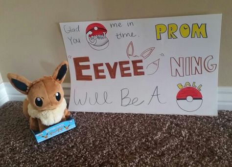 Pokemon Promposal, Dance Asks, Homecoming Signs, Prom Proposals, Cute Prom Proposals, Dance Proposal, Ask Out, Prom 2023, Homecoming Ideas