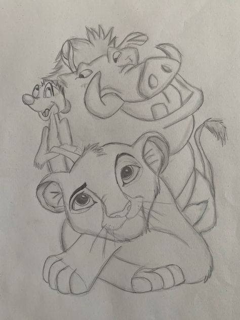 Lion King Pencil Drawing, Lion King Art Sketches, Lion King Drawing Sketches, Lion King Sketches, Drawing Lion King, The Lion King Art, Movie Character Drawings, Mom Drawing, Animal Canvas Paintings