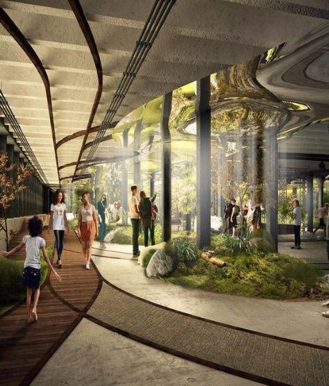 The Lowline in NYC - the world's first underground park Typhoon Submarine, مركز ثقافي, Nyc Park, Solar Technology, Public Park, Lower East Side, Urban Farming, Natural Sunlight, Urban Planning