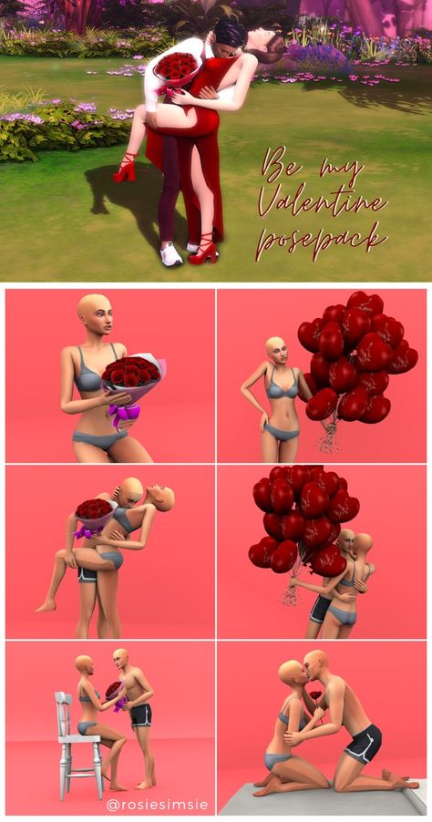 Posepack - Be my Valentine. | Patreon Sims 4 Couple, Poses Sims 4, Sims 4 Poses, Sims 4 Nails, Sims 4 Couple Poses, Ts4 Poses, Sims 4 Tattoos, Sims 3 Cc Finds, Sims 4 Family