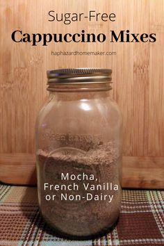 We're all about coffee, all the time. Sugar Free Cappuccino Mix Recipe, French Vanilla Cappuccino Mix Recipe, Cappuccino Mix Recipe, Vanilla Cappuccino, French Vanilla Cappuccino, Homemade Mocha, Cappuccino Recipe, Hot Cocoa Mix Recipe, Mocha Cappuccino