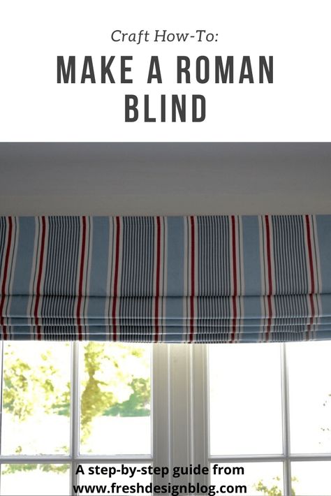 Need new window coverings? Discover a practical step-by-step guide to making a roman blind. With clear instructions and illustrative photos, you'll be revving up your sewing machine and getting creative in no time! #howtomake #homecraft #romanblinds #romanblind #freshdesign Making Roman Blinds, How To Make Roman Blinds Step By Step, Making Blinds For Windows, Making A Roman Blind, How To Make Roman Shades Step By Step, How To Make Blinds For Windows, How To Make Roman Blinds, Making Roman Blinds Diy, How To Make Roman Shades Easy