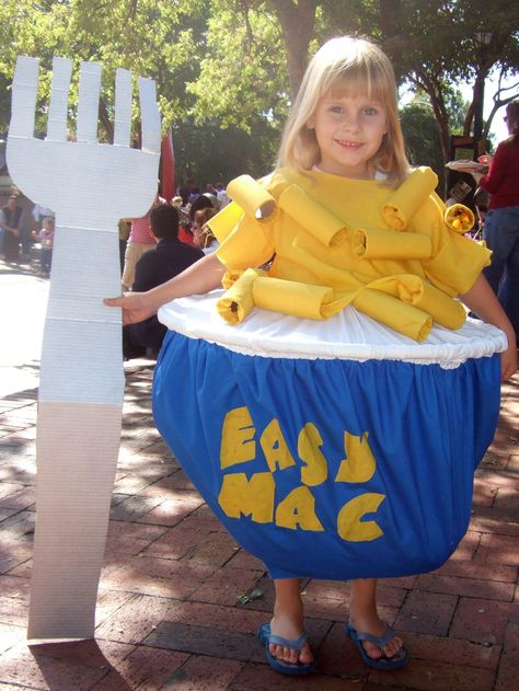 Used a hoola hoop as the base for this costume and toilet paper rolls for the mac & cheese.  The fork was made out of cardboard. Cheese Costume, Homemade Halloween Costumes, Toilet Paper Rolls, Mac Cheese, Paper Rolls, Toilet Paper Roll, Diy Halloween Costumes, Halloween Costume Ideas, Diy Halloween