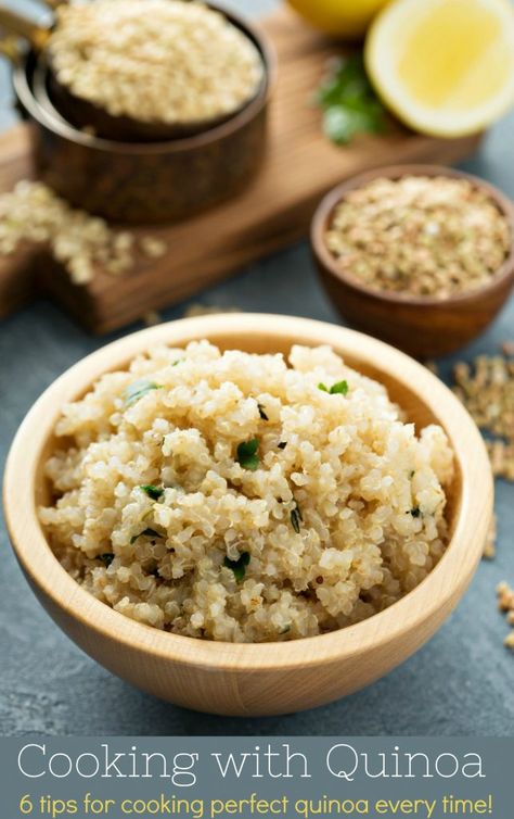 Tips for Cooking with Quinoa and 5 Quinoa Recipes Quinoa Cooking, Leftover Quinoa, Cooking Quinoa, Instant Pot Quinoa, Cook Quinoa, Vegan Instant Pot Recipes, Electric Pressure Cooker Recipes, Healthier Eating, Instapot Recipes