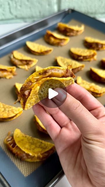 Sophie Knauer | Dangthatssweet on Instagram: "Tortilla chips get filled with creamy refried beans, shredded cheese, and taco seasoning, then baked and folded into taco bites for the perfect bite-sized appetizer or snack! 🌮 

Comment the word “Taco” or “taco” below to get the full recipe sent to your DM’s, or visit my website, dangthatssweet.com

#beanandcheese #tacos #tacobites #easyrecipes #easyappetizers" Creamy Refried Beans, Taco Bites, Sides Dishes, Cuban Food, Bite Size Appetizers, Thanksgiving 2024, Food Mexican, Snack Dip, Snack Foods