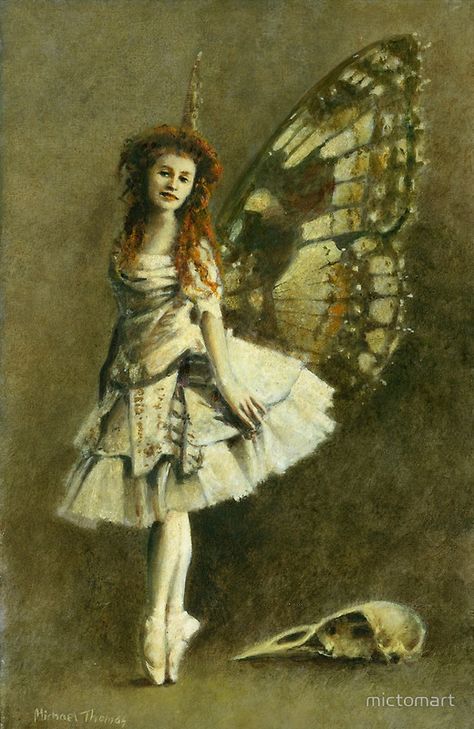 Victorian Gothic Fairy print Painting Victorian, Fairy Paintings, Arte Folk, Victorian Paintings, Michael Thomas, Gothic Fairy, Vintage Fairies, Victorian Art, Fairy Art