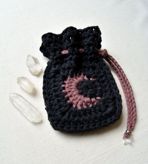 #crochetdrawstringbag #crochetminipouch #howtocrochet  Crochet Women's Bag Patterns|| Women's Fashion Ideas ||DIY Bag and Purse How To Crochet Drawstring Bag Free Crochet Pattern ||Crochet Mini Pouch Tutorialhttps://youtu.be/xhlF6qS7in4 Small Crochet Projects Ideas, Crochet Astrology, Cute Crochet Pouch, Crochet Pouch Free Pattern, Crochet Crescent Moon, Diy Bag And Purse, Drawstring Pouch Pattern, Crochet Mini Pouch, Crochet Crystal