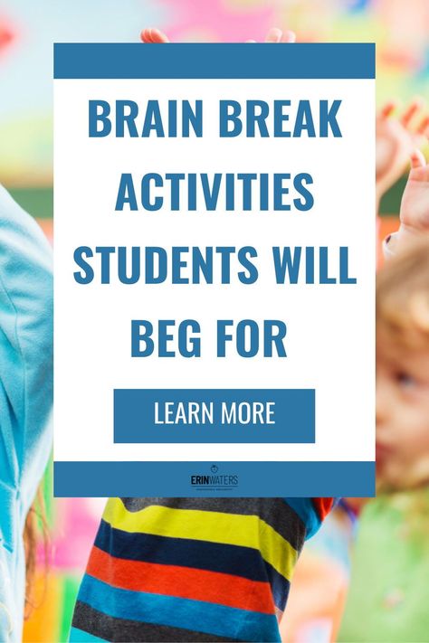 Brain breaks are so important to incorporate into our daily classroom schedule but it can be hard to find brain break activities that aren’t GoNoodle. Here are 6 brain break ideas you can use anytime during your school day. These educational brain breaks are a great classroom management tool. They help give your students a pause to their busy day so they can become focused again on their academic tasks. Great for mindfulness for kids. Try these brain break ideas for elementary today! Brain Break Ideas, Brain Break Activities, Break Ideas, Classroom Schedule, Classroom Management Tool, Mindfulness For Kids, Brain Breaks, Break Out, Classroom Management