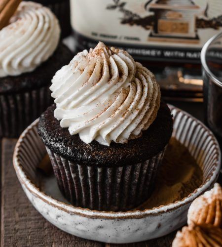 coffeebourbon_cupcakes-5-of-5-copy-scaled Vanilla Bourbon Cupcakes, Bourbon Cupcakes, Bourbon Chocolate, Coffee Buttercream, Dessert Cakes, Unsweetened Cocoa Powder, Chocolate Bourbon, Cupcake Recipes Chocolate, Tasting Menu