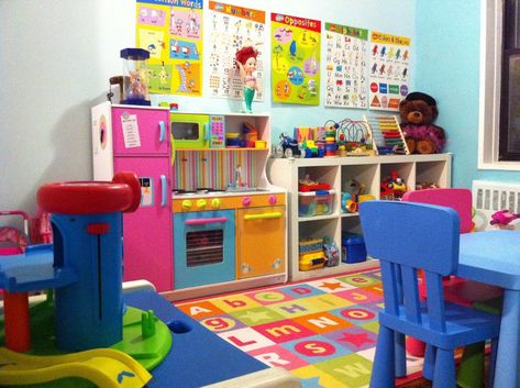 Are We Neglecting the Joy in Early Childhood Settings? Home Daycare Setup, In Home Daycare Ideas, Preschool Room Decor, Home Daycare Rooms, Daycare Layout, Daycare Room Ideas, At Home Daycare, Daycare Spaces, Daycare Setup